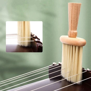 1 KOS Univerzalno Violino Čiščenje Ščetko, Kot je Prikazano Lesenih Za Guzheng Violino Pribor Prahu, Pometanje Orodja