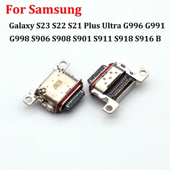 10-50Pcs Polnjenje prek kabla USB priključek za Polnilnik Priključek Za Samsung Galaxy S22 S23 S21 Plus Ultra G996 G991 G998 S906 S908 S901 S911 S918 S916 B