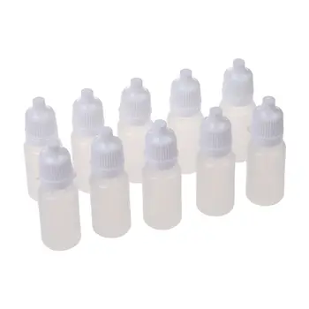 10 Kos 10 ML 1/3 OZ LDPE Plastičnih Childproof Kapalko Steklenice Olja Losjon
