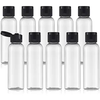 10PCS 10 20 30 ml 50 60 100 ml Vžigalnike Prozorno Plastično Steklenico Prenosni Stisnite Stekleničko Šampon Balzam za Potovanja Posodo