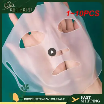1~10PCS Silikonska Obrazna Maska Omejeno Anti Pada Uho Tip Obraza Masko Aplikator za Beljenje Vlažilna Maska za Nego Kože Orodje