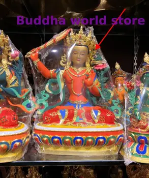 50% popust na Debelo Budizem Barvne Bodhisattva Manjusri kip Bude visoke kakovosti BAKER DOMA Oltarja čaščenja varstvo