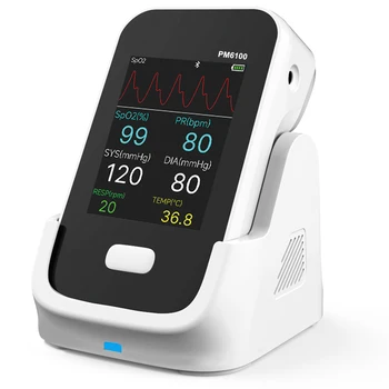 Berry Poceni Multi Parameter Monitor Pacienta Pm6100A NIBP Krvni Tlak Sp02 Pr Utrip Prenosni Ios Android Bluetooth APP/Me