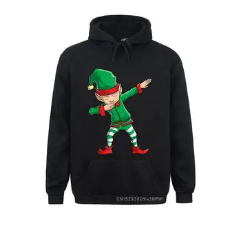 Božič Dabbing Elf Moštva Božič Družinski Ujemanje Moških Fantje Puloverju S Kapuco Pozimi Visoke Kakovosti Street Mens Sweatshirts Družino
