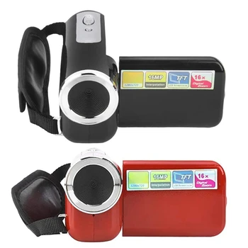 H7EC 16X Visoko Defination Digitalno Video Kamero za Fante, Dekleta z 2 Palčni TFT LCD D Zaslonu Max Podporo 32GB Pomnilniško Kartico