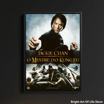 Jackie Chan Kung Fu Master (2009) Filmski Plakat Star Igralec Umetnosti Zajema Platno, Tisk Dekorativno Slikarstvo (Brez Okvirja)