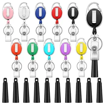 Keychain Elastična Zložljive Pero Potegnite Nosilec Koluta Tesar, Svinčniki Proti Izgubili Vrv Za Lesenih Predmetov Zložljive Keychain Torbica Pen