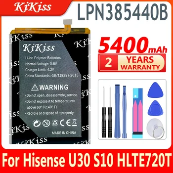KiKiss Novo Baterijo LPN385440B 5400mAh za Hisense U30 U 30 S10 S 10 HLTE720T Baterije