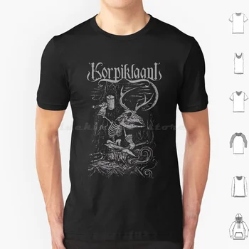 Korpiklaani T Shirt 6Xl Bombaž Kul Tee Burzum Jinjer Black Metal Band Death Metal Band Cesar Kreator Napalm Death Gorgoroth