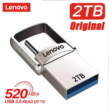 Lenovo 2TB Flash Diski 1TB 256GB USB 3.0 za Visoke Hitrosti pendrive Vmesnik USB usb ključek USB Flash pomnilniško kartico za Prenosni/Namizni RAČUNALNIK