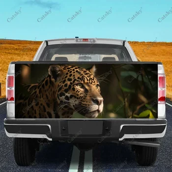 Leopard Živali v naravi Tovornjak vrata prtljažnika Zaviti Strokovni Naziv Materiala Univerzalni Fit za Polno Velikost Tovornjaki vremenskim vplivom