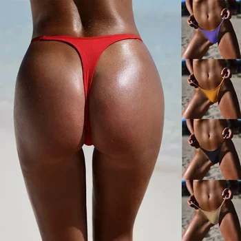 Moda Seksi Bikini Dnu Ženske Brazilski Kopalke, Kopalke Bikini Hlačke Predrzen Tangice Bikini Dna Plavati Debla T-nazaj
