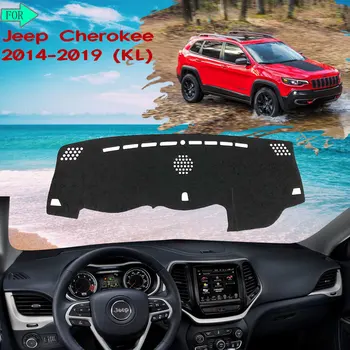 Nadzorni plošči Mat Kritje Preprogo Preprogo Izognili Svetlobe Dežnik za Jeep Cherokee KL 2014 2015 2016 2017 2018 Auto-Nalepke za Avto-Oprema