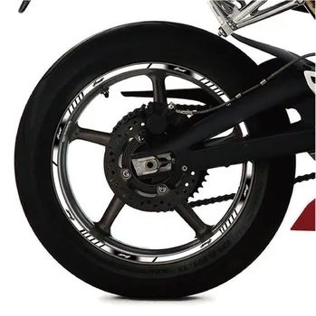 Novo prodajo motornega kolesa inner wheel Nalepke platišča reflektivni dekoracijo nalepke Za HONDA HORNET 600 900 250 Nalepk