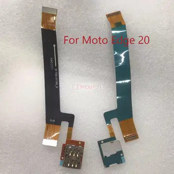 Novo SIM Card Reader Odbor Stik Z Mic Mikrofon Flex Kabel Nadomestni Del Za Motorola Moto Robu 20 30