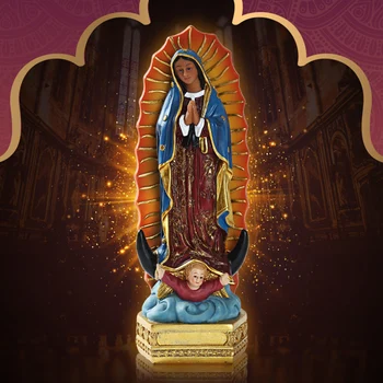 Okraski Smolo Figur Evropske Verske Zbirateljske Poroko Zaslon Mehiški Darilo Devica Marija Kipi Doma Dekor Christian