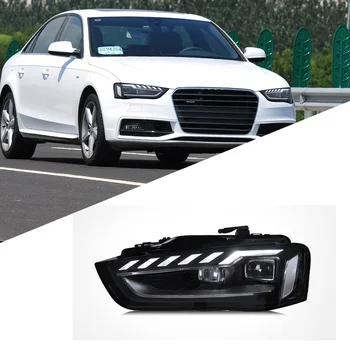 Primerna za Audi A4L 2013-2016 smerniki skupščina spremenjen LED dnevnih luči darkice turn luči, LED leče žarometov