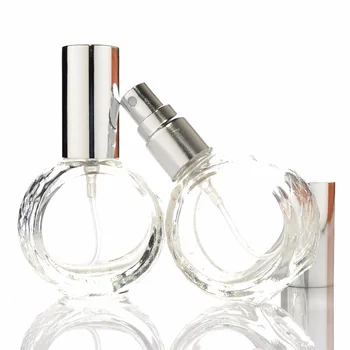 Spray Steklenico Mini Prazne Lepote, Kozmetični Posode 10 ml Krog Stekleničke Parfuma Stekla se lahko ponovno polnijo Potovanja Razpršilo Spray Prenosni