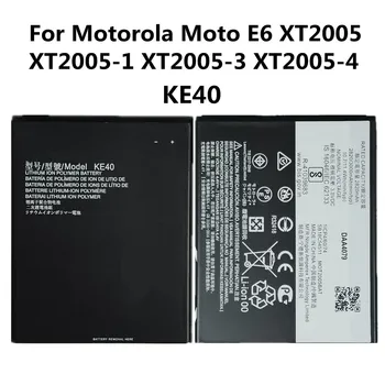 Visoka Kakovost 3000mAh KE40 Telefon Akumulatorska Baterija Za Motorola Moto E6 XT2005 XT2005-1/3/4 Zamenjavo Mobilnega Telefona Baterije