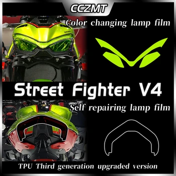 Za Ducati Street Fighter V4 instrument film prosojna zaščita film prekajene black light film nepremočljiva spremembe