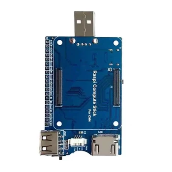 Za RPi Izračun Modul 4 Standard CM4 Vtičnico 20PIN GPIO USB2.0 Izračunajte Modul 4 Stick Odbor Tip C 5V 3A Širitev Odbor