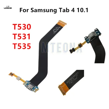 Za Samsung Galaxy Tab 4 10.1 T530 SM-T530 T531 T535 Polnilnik za Polnjenje Vrata Dock Priključek USB Flex Kabel Trak