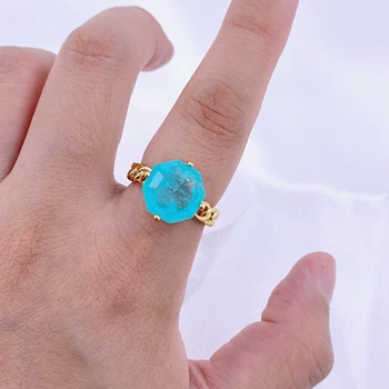 Ženske Poročne Posla Sintetičnih Crystal Ring Klasična Preprosta Sladkarije Rdeče Barve Kamna Obroč